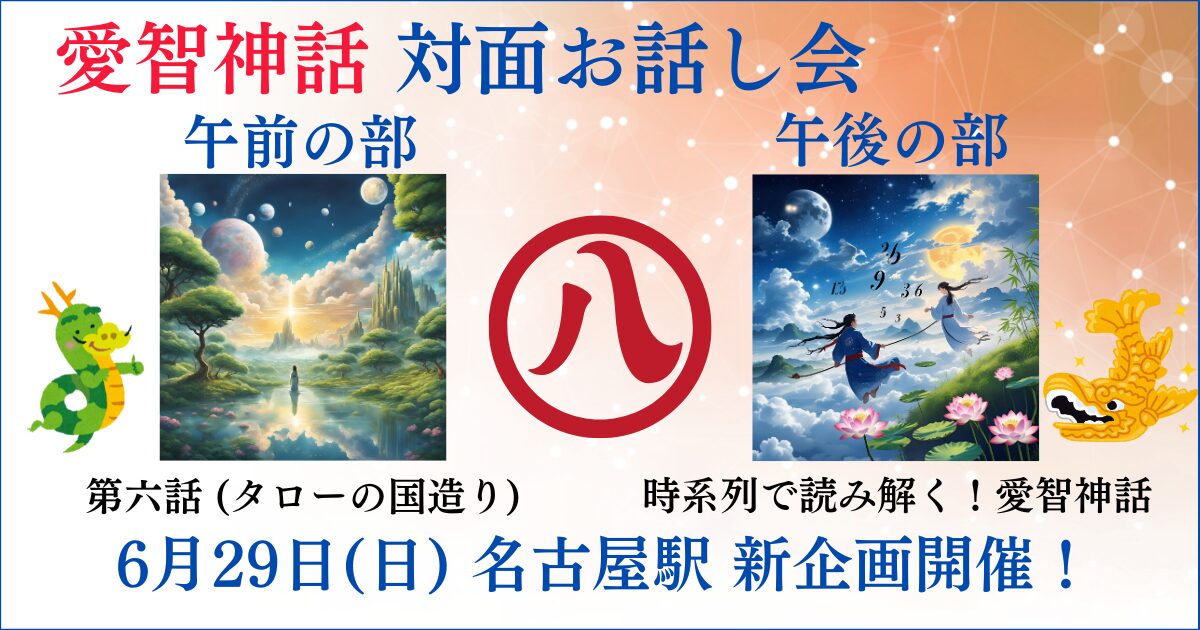 対面愛智神話六話・時系列で読み解く会ヘッダー画像